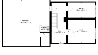 Prodej rodinného domu v Božanově, pozemek 1700m2