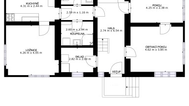 Prodej rodinného domu v Božanově, pozemek 1700m2